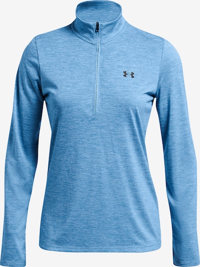 UNDER ARMOUR Sporttrui 'Tech Twist' in de kleur Blauw / Zwart / Wit, Productweergave