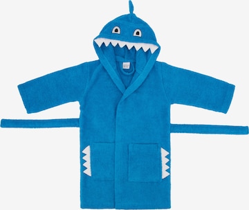 celodoro Bathrobe 'Home & Spa Collection' in Blue: front