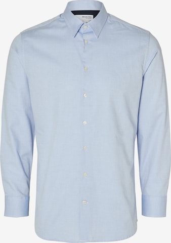 SELECTED HOMME Button Up Shirt 'SOHO' in Blue: front