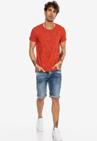 Redbridge T-Shirt 'Cedar Rapids' in Rot