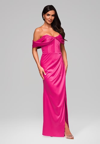 Ombre Evening dress 'Fabiola' in Pink