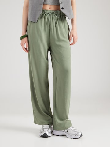 ABOUT YOU Свободный крой Штаны 'Glenn' в Зеленый: спереди