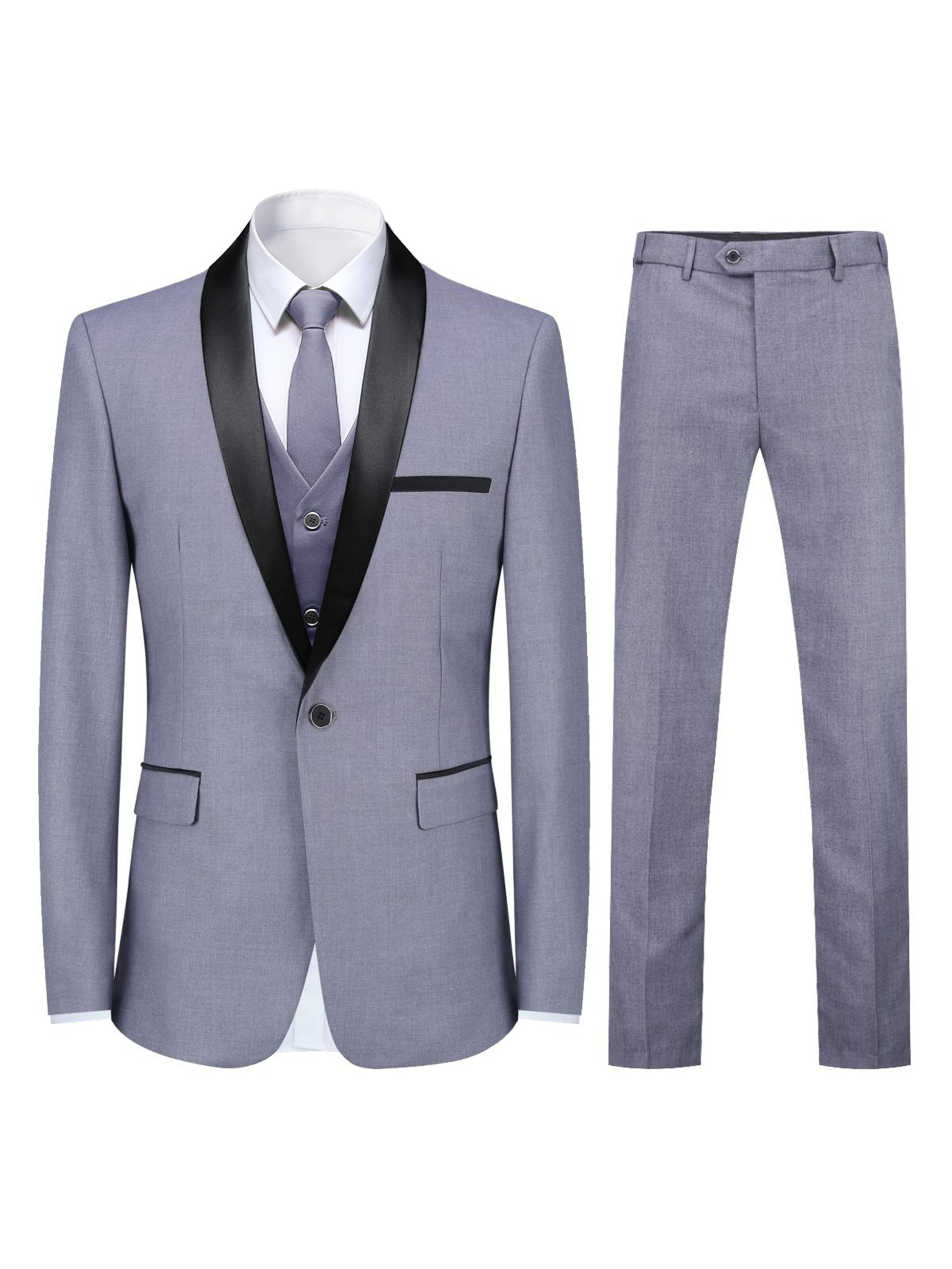 Youthup Suit in Grey: front