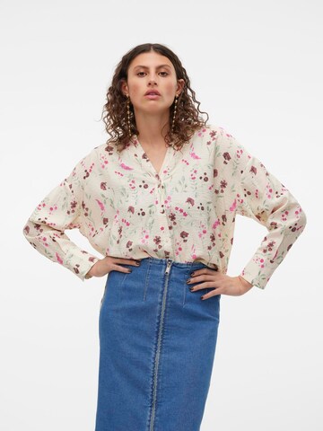 VERO MODA Blus 'VMJOSIE' i beige: framsida