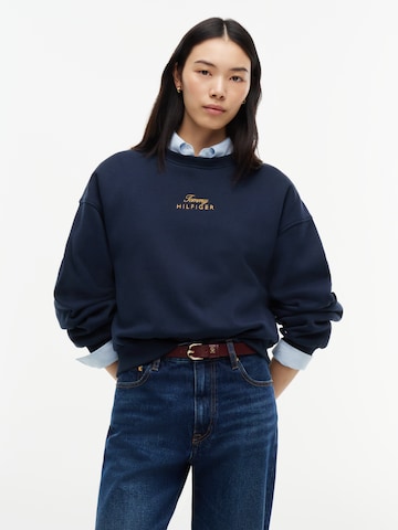 Felpa di TOMMY HILFIGER in blu: frontale
