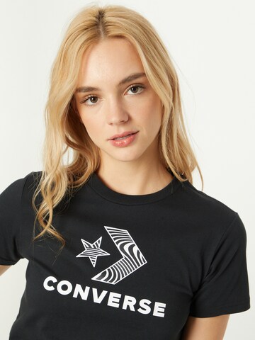 CONVERSE Shirt in Zwart