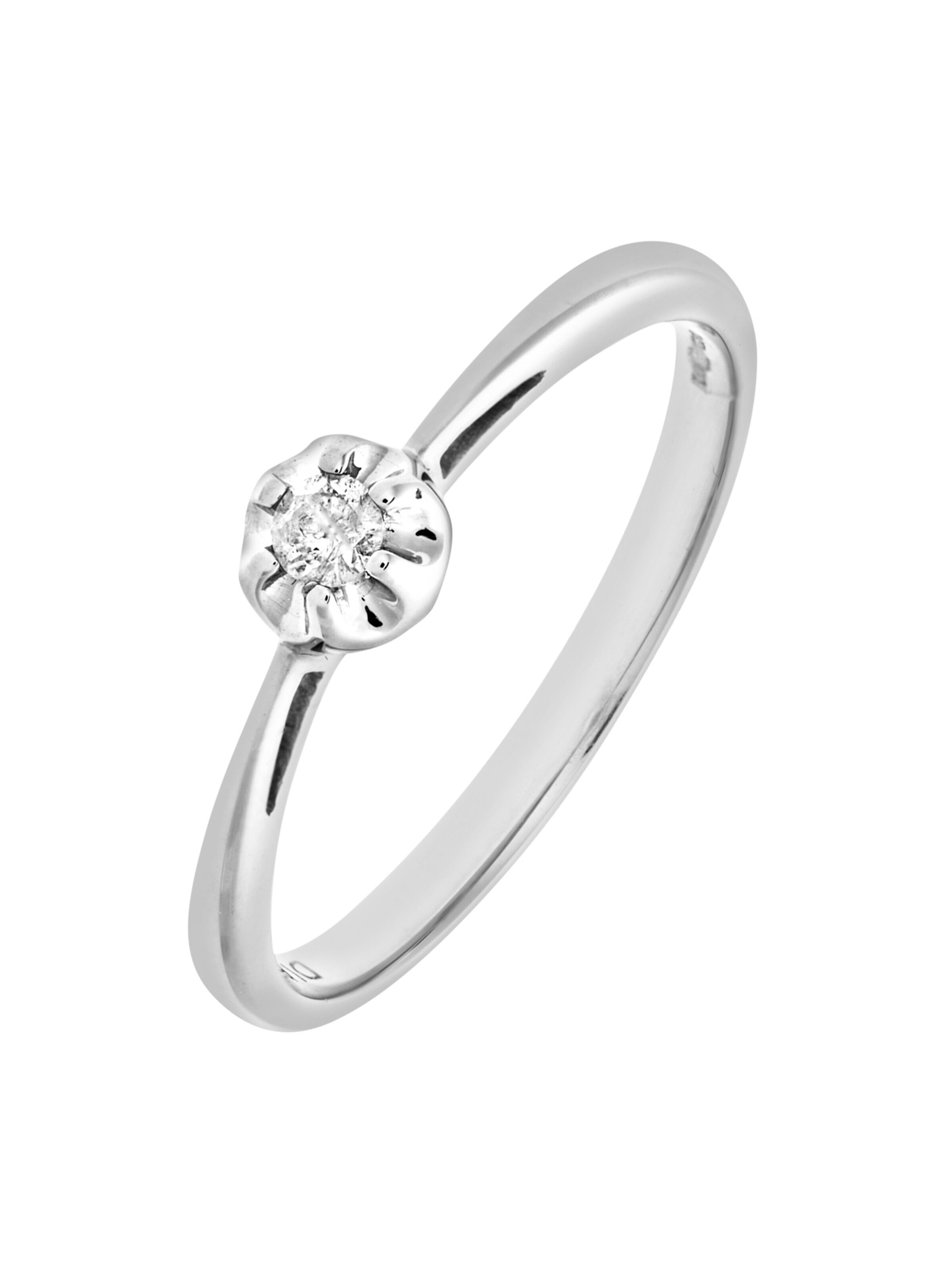 DIAMANT LETERNEL Ring in Silver: front