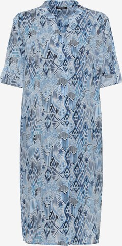 Olsen Shirt Dress in Blue: front