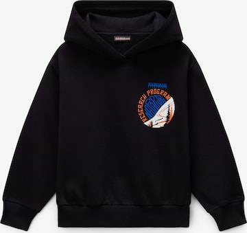 juoda NAPAPIJRI Megztinis be užsegimo 'Adige': priekis