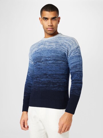 UNITED COLORS OF BENETTON Sweater in Blue: front