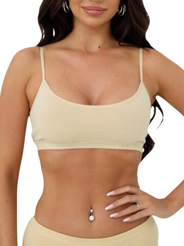 fashionshowcase Low Support Sport-BH 'SoftEase Duo' in Beige