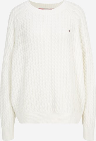 Tommy Hilfiger Curve Pullover in Weiß: predná strana