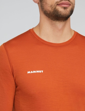 MAMMUT Funktionsshirt ‘Tree Wool' in Orange