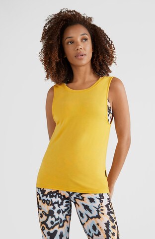 O'NEILL - Top desportivo 'Flow Singlet' em amarelo: frente