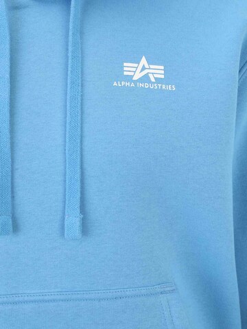 ALPHA INDUSTRIES Regular fit Majica | modra barva
