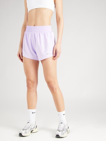 NIKE Regular Sportshorts 'One' in Lila: predná strana