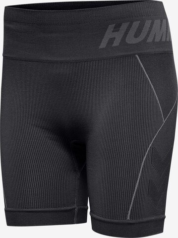 Skinny Pantalon de sport Hummel en noir