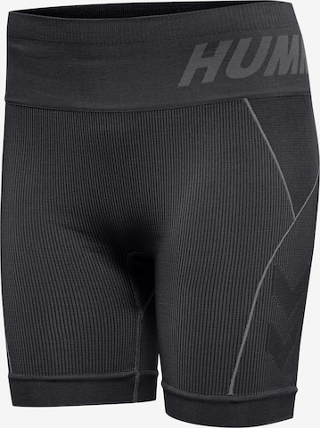 Hummel Skinny Sportshorts in Schwarz