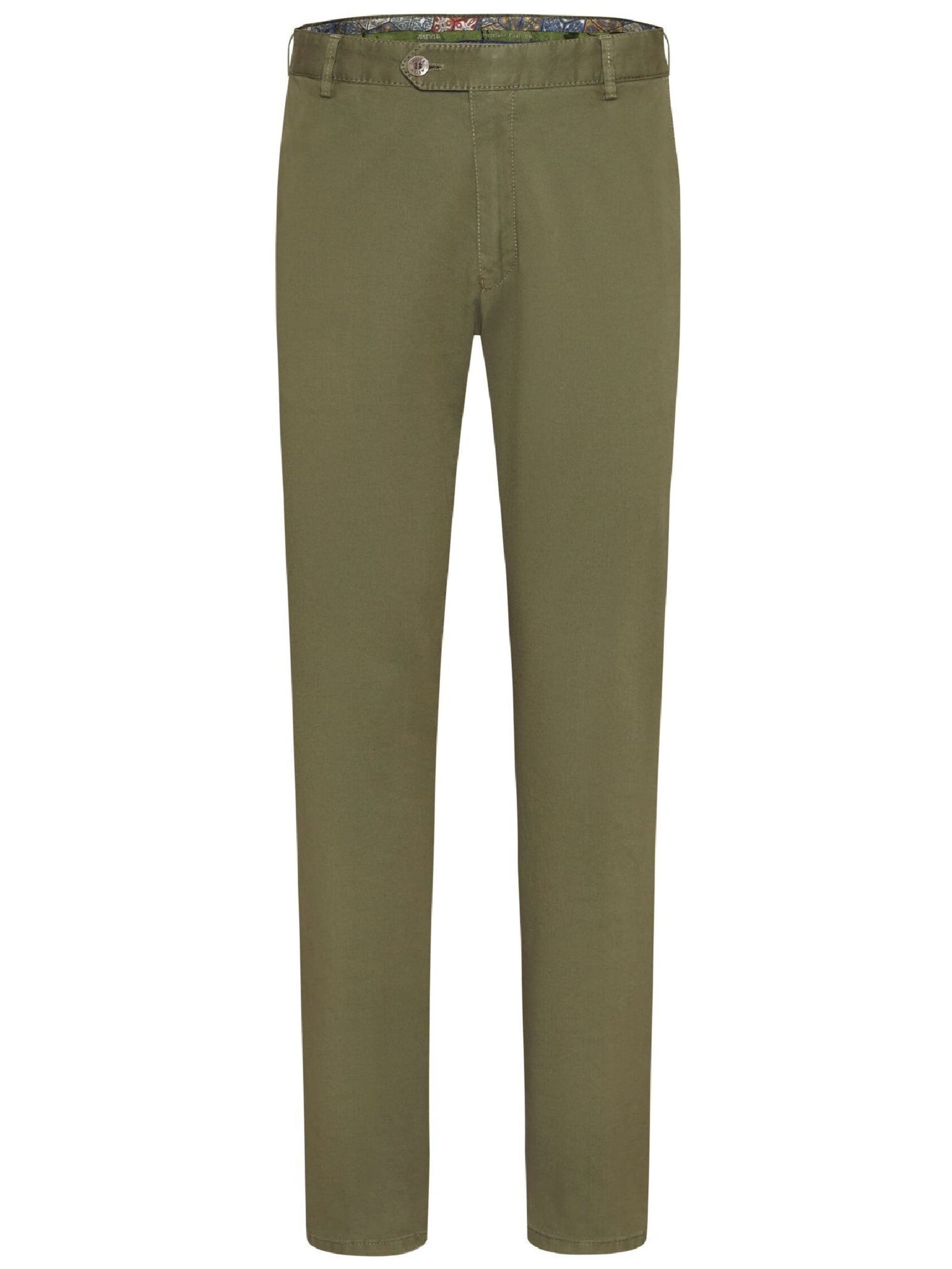 MEYER Hose 'Oslo' in Grün: Vorderseite