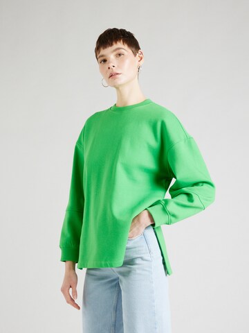 SELECTED FEMME Sweatshirt 'Yrsa' in Groen: voorkant