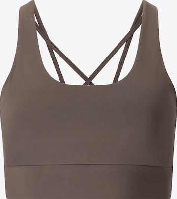 Athlecia Sports bra 'Gaby' in Brown: front
