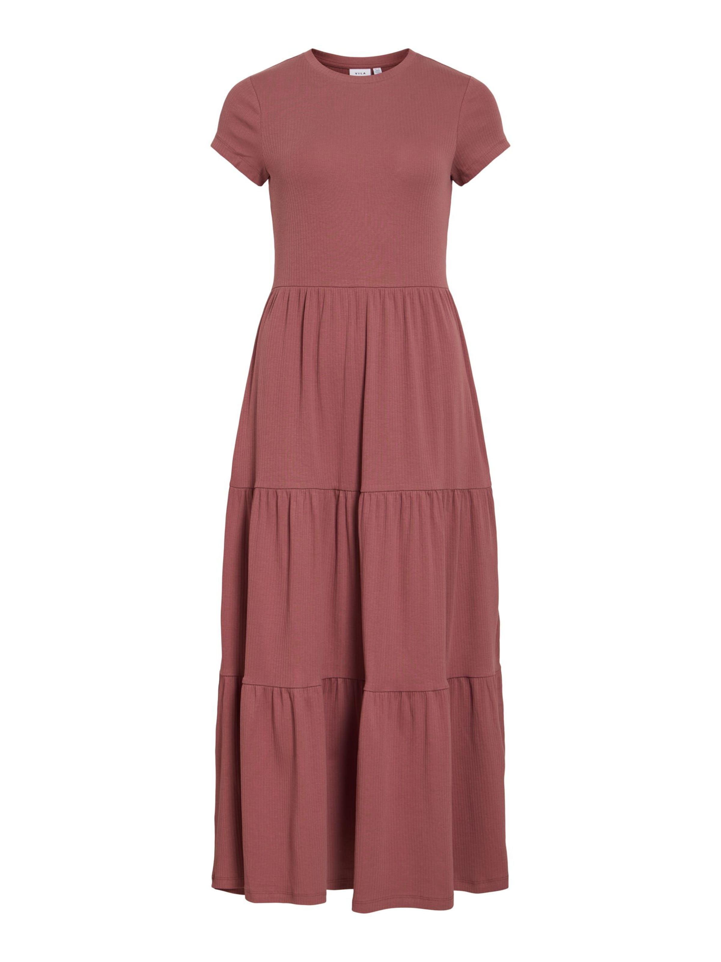 VILA Dress 'VIHOLLIE' in Brown: front