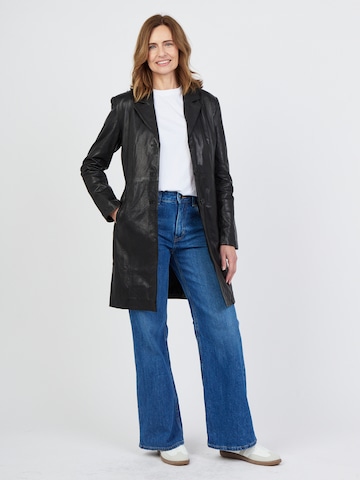 JCC Ledermantel in Schwarz