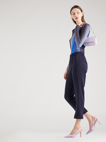 Samsøe Samsøe Slim fit Pleated Pants 'HOYS' in Blue