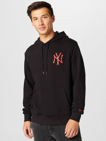 NEW ERA Sweatshirt in Black: front