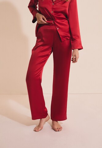 Pantalon de pyjama 'Pearly' ETAM en rouge : devant