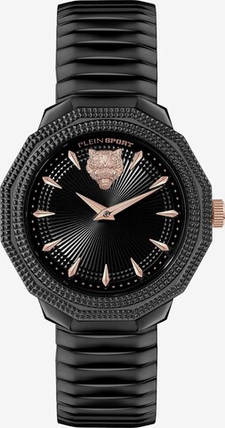 Plein Sport Analog Watch in Black: front