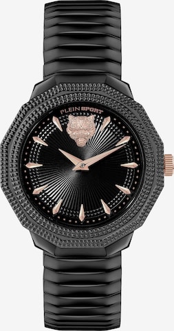 Plein Sport Analog Watch in Black: front