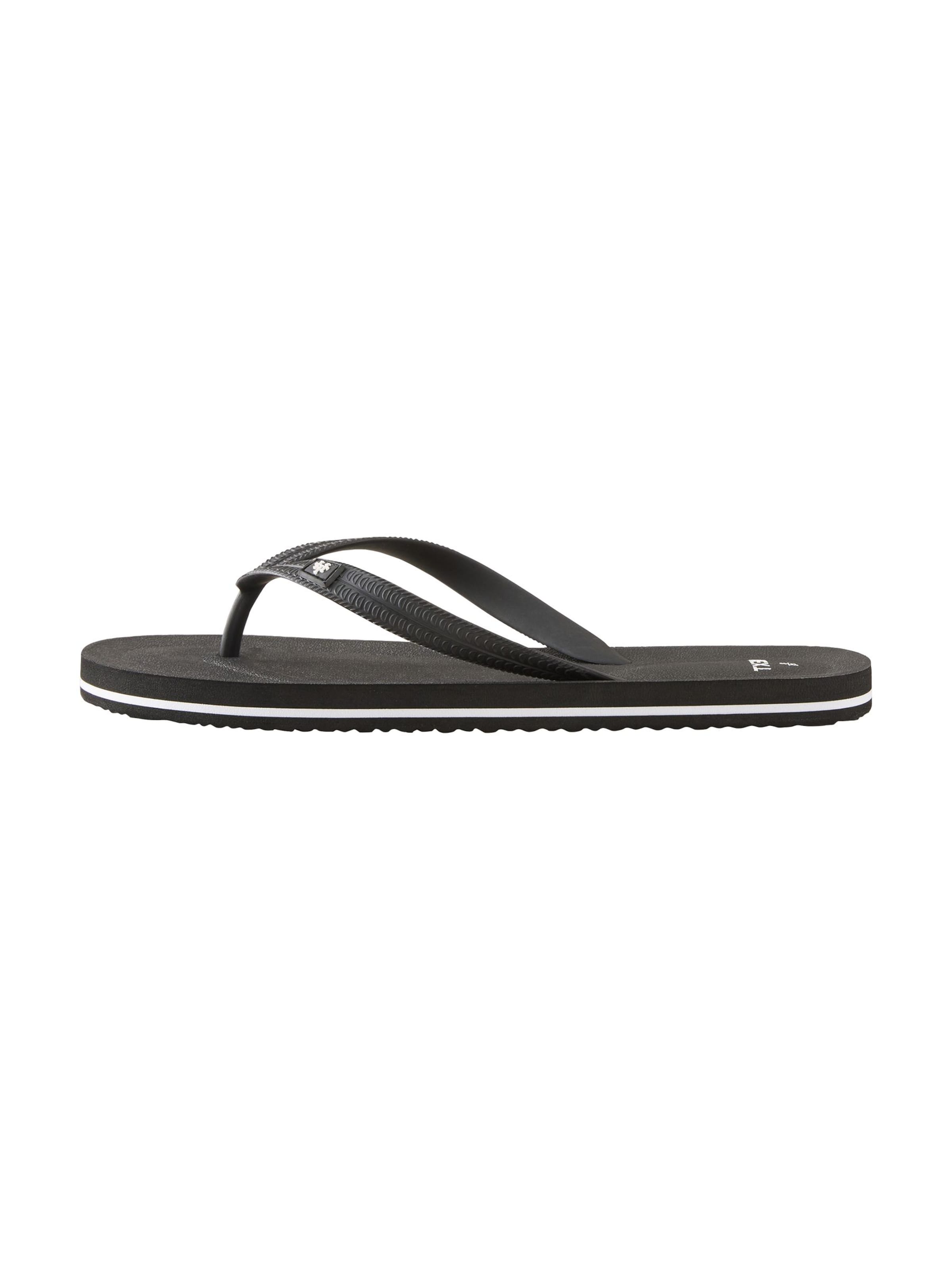 Flip-flops de la Next pe negru: față