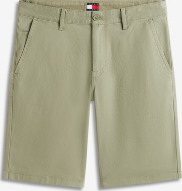 Tommy Jeans Housut 'SCANTON' värissä vihreä: etupuoli