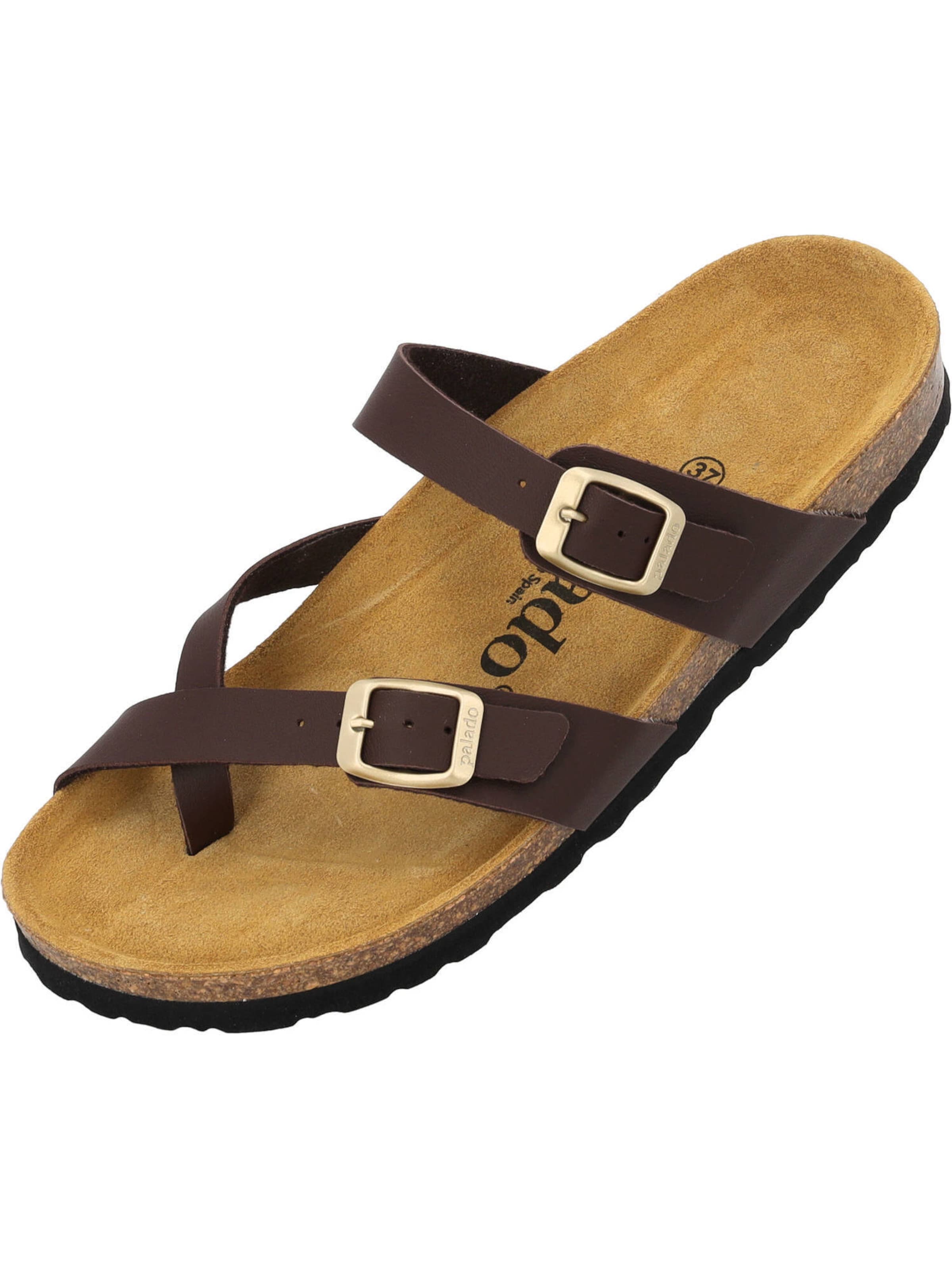 Flip-flops 'Cres' de la Palado pe maro: față