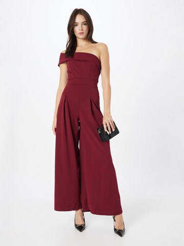 WAL G. Jumpsuit 'OZZY' in Rot