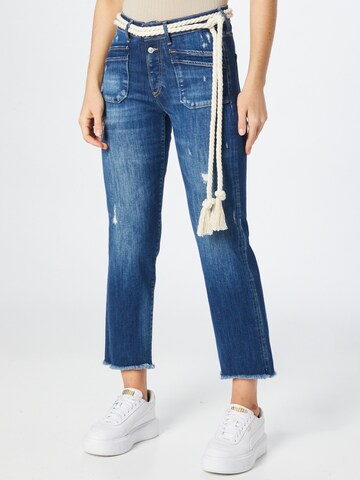 Le Temps Des Cerises Regular Jeans 'Pricil' in Blue: front