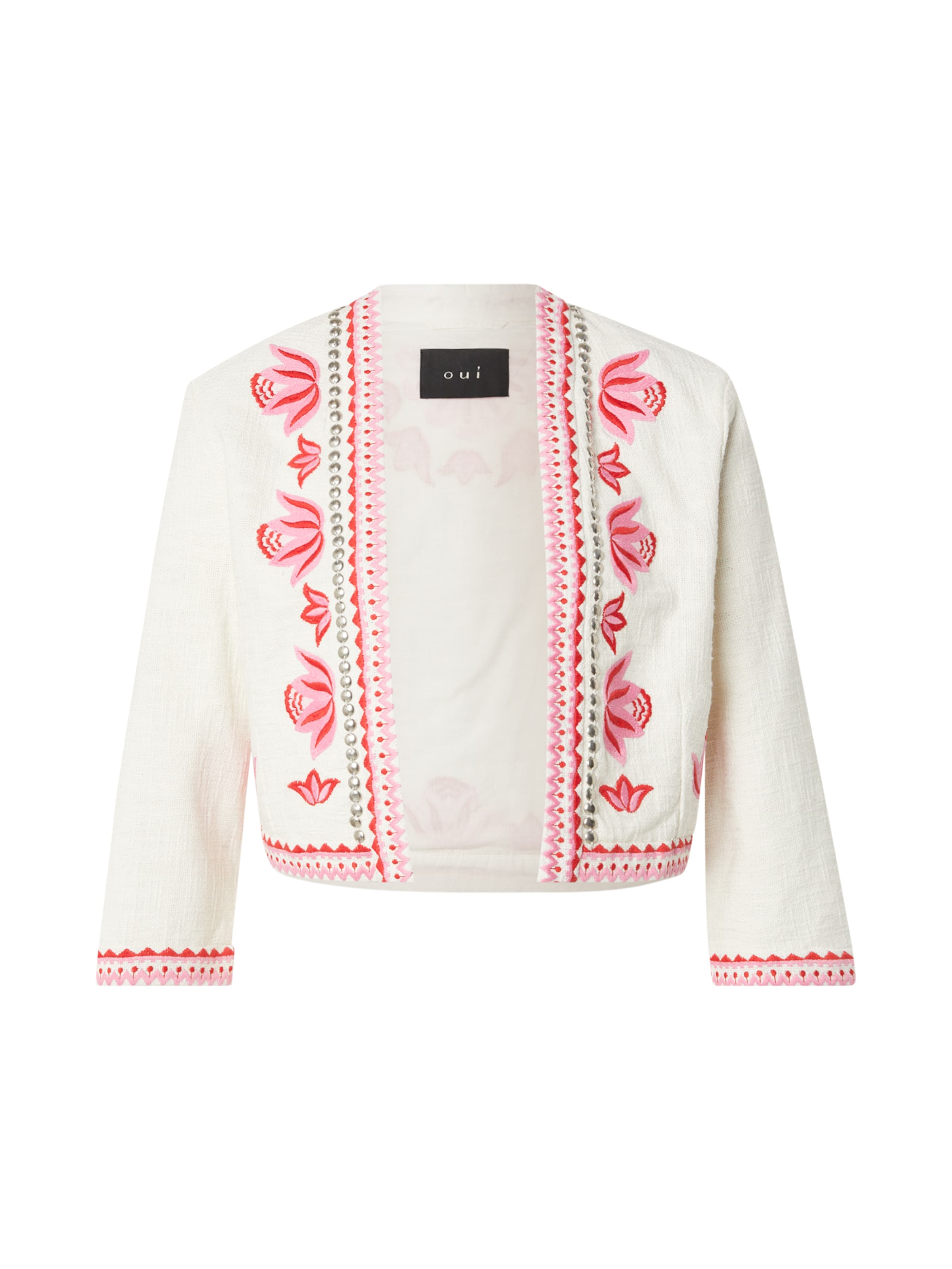 OUI Bolero in Wit: voorkant