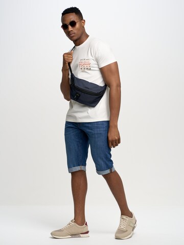 BIG STAR Regular Shorts 'Conner' in Blau