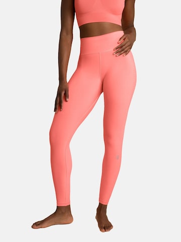 OCEANSAPART - Skinny Leggings 'Beverly' em rosa: frente