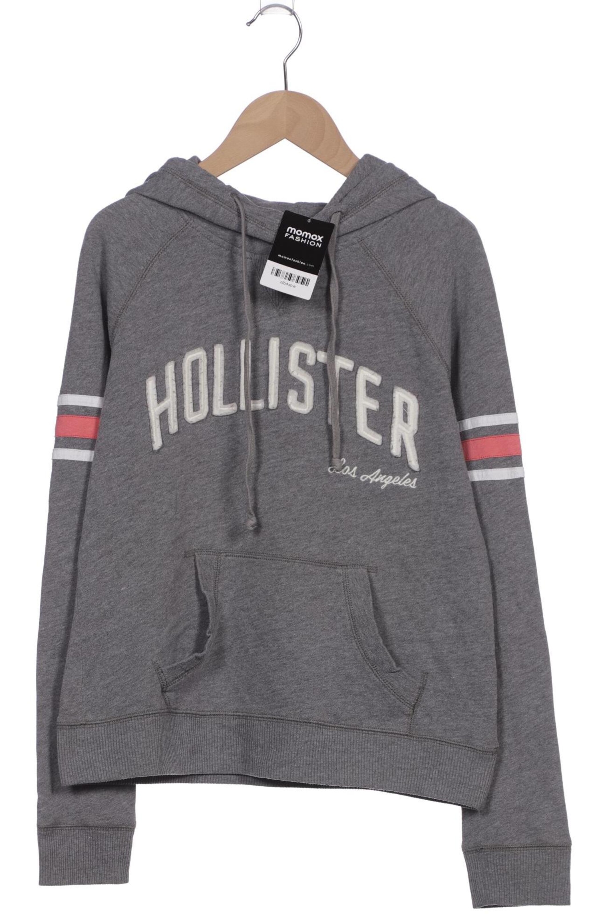 HOLLISTER Sweatshirt & Zip-Up Hoodie in S in Grey: front