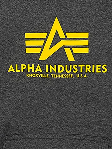 ALPHA INDUSTRIES Sweatshirt 'Basic' in Grey