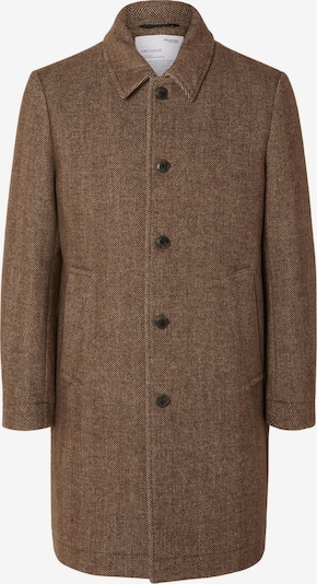 SELECTED HOMME Manteau mi-saison en marron, Vue avec produit