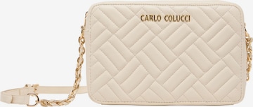 Sac à bandoulière ' Dolzan ' Carlo Colucci en beige : devant