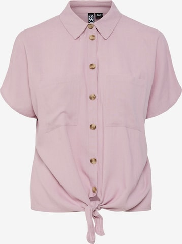 Camicia da donna 'PCPia' di PIECES in rosa: frontale