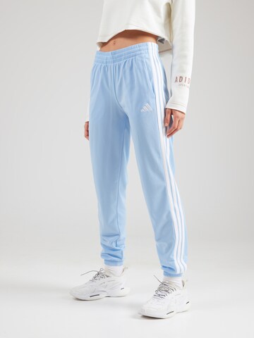 ADIDAS SPORTSWEAR - Tapered Pantalón deportivo en azul: frente