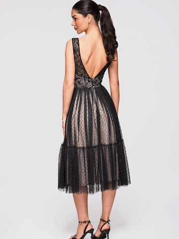 Ombre Dress in Black