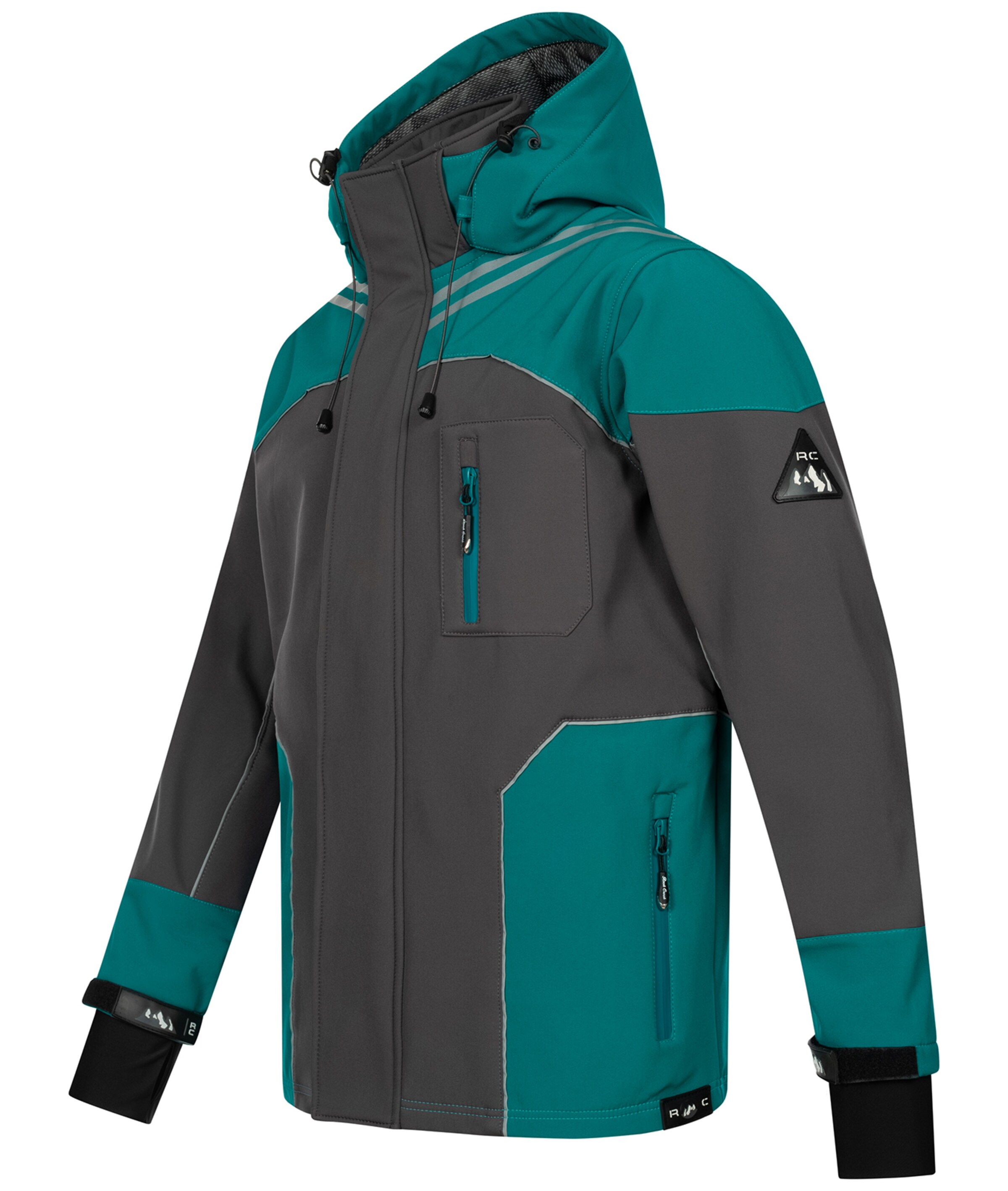 Rock Creek Outdoor jacket in Grey: front
