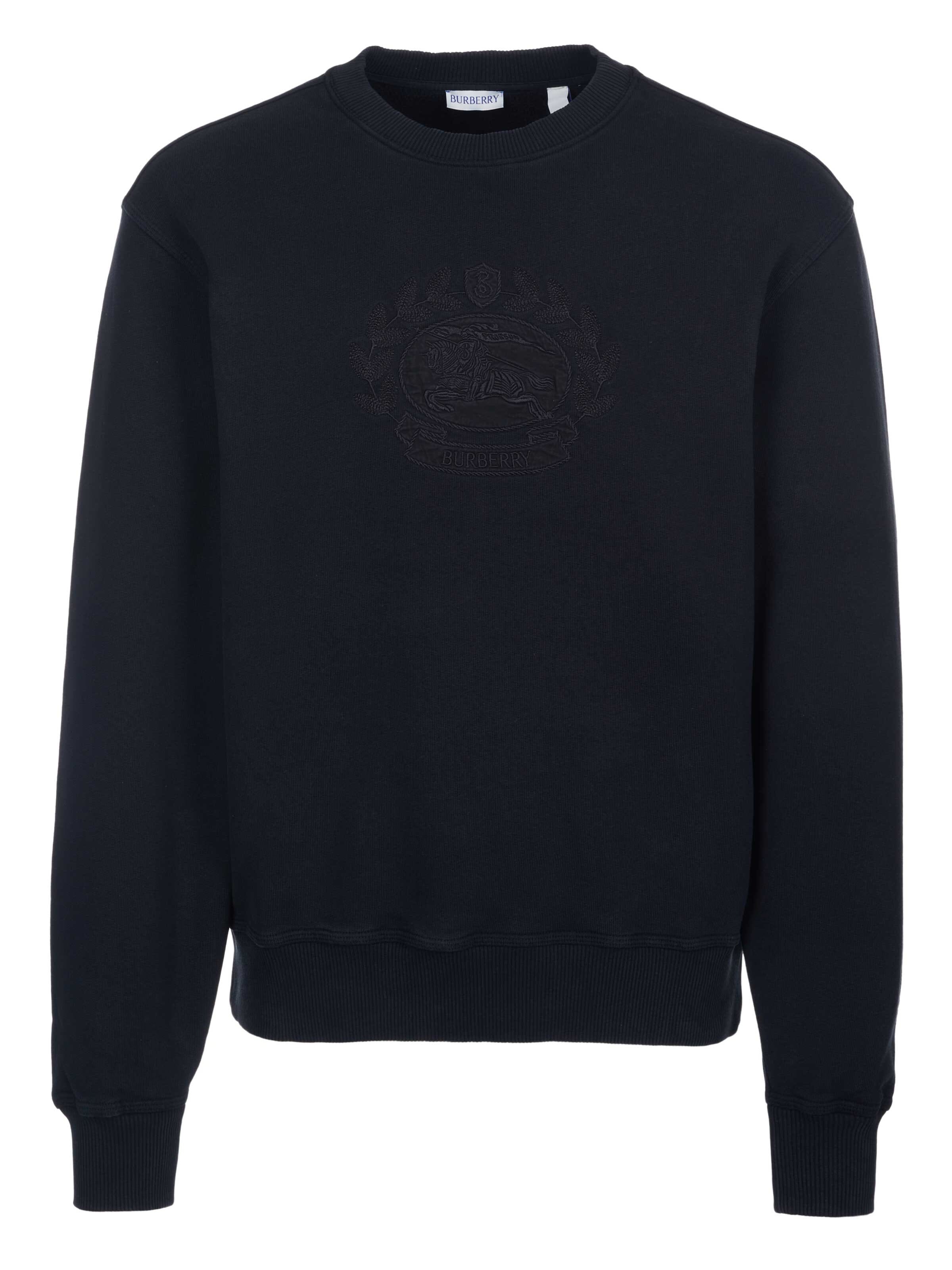 BURBERRY Sweatshirt 'Burberry Pullover' in Black: front