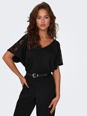 ONLY - Camiseta 'MOSTER' en negro